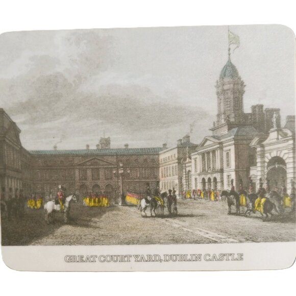 Vtg Set of 4 Lady Clare Dublin Pimpernel coasters- $18 - Picture 6 of 7